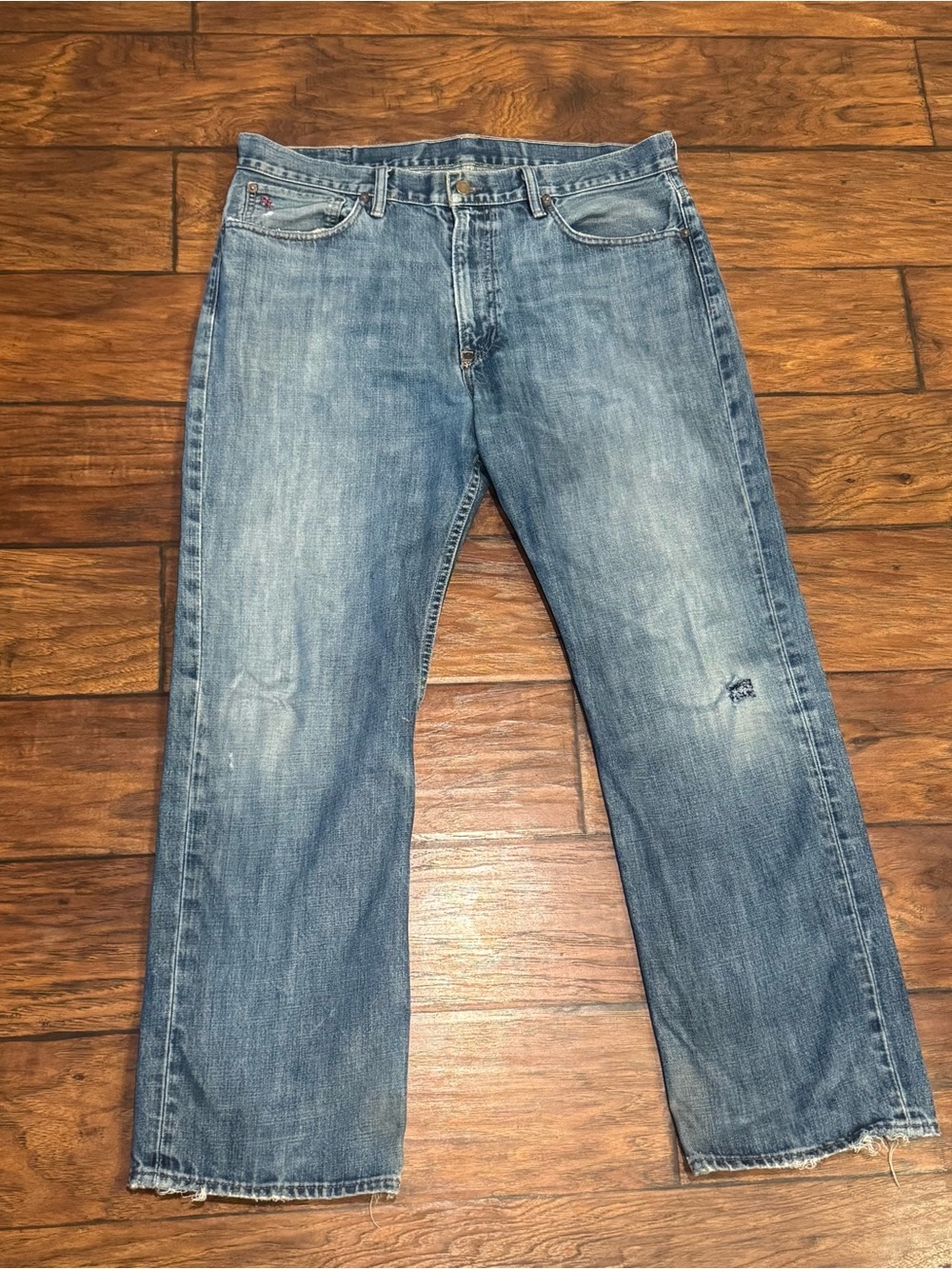 Polo Ralph Lauren Men’s Jeans W36 L30 Light Wash Straight Leg 100% Cotton